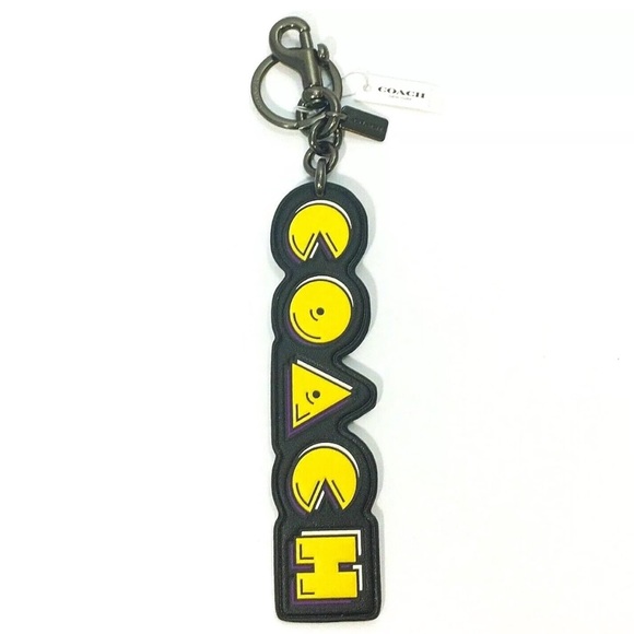 Coach PACMAN Keychain Bag Backpack Charm - Picture 6 of 6